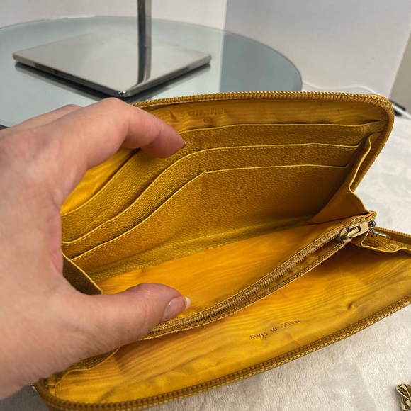 AUTHENTIC CHANEL 🔥CAVIAR LEATHER ZIP AROUND OVERSIZED WALLET ON A CHAIN - Picture 9 of 14